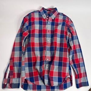 Slim Broken-in Organic Cotton Oxford Men's Button-down Shirt
